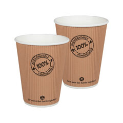 Preview: VEPATIM 25 Thermo Riffelbecher doppelwandig 250ml Ø9cm -10°C bis 100°C