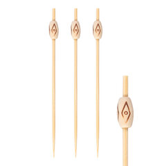 Fingerfood Spieße "Rhombus" aus Bambus 12cm 