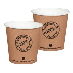 Preview: VEPATIM 50 Pappbecher 100ml Ø6.2cm -10°C bis 100°C