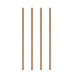Trinkhalme aus Papier dick braun natur Ø8mm 25cm 