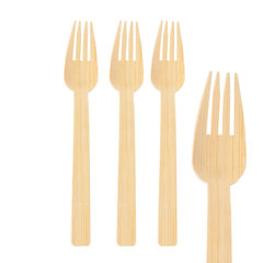 Gabeln aus Bambus 17cm 