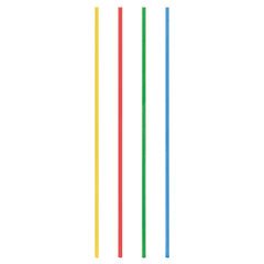 Trinkhalme aus Papier extra lang bunt Ø8mm 80cm 