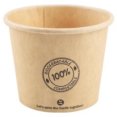 BIO Dressingbecher aus Karton 80ml Ø62mm 
