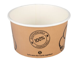 BIO Eisbecher aus Karton FSC zerfiziert 200ml Ø9cm 