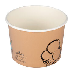 Preview: BIO Eisbecher aus Karton FSC zerfiziert 250ml Ø9cm 