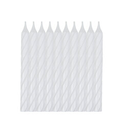 Geburtstagskerzen weiß 6cm 