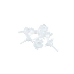 Halter für Geburtstagskerzen weiß 2cm 