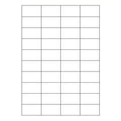 Etiketten Labels selbstklebend weiß 52.5 x 29.7mm auf DIN A4 