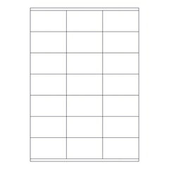 Etiketten Labels selbstklebend weiß 70 x 41mm auf DIN A4 