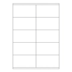 VEPATIM 1000 Etiketten Labels selbstklebend weiß 105 x 57mm auf DIN A4