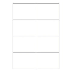 VEPATIM 800 Etiketten Labels selbstklebend weiß 105 x 74mm auf DIN A4