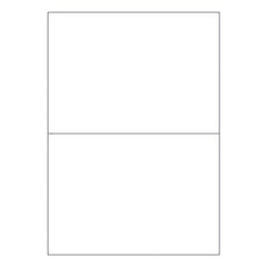 VEPATIM 200 Etiketten Labels selbstklebend weiß 210 x 148.5mm auf DIN A4