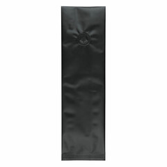 Seitenfaltenbeutel 80+50x280mm Siegelnaht Aromaschutzventil Schwarz 