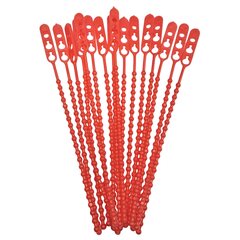 VEPATIM 100 Schnellbinder Blitzbinder Länge 190mm wiederverschließbar rot