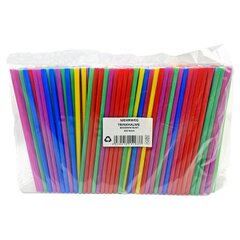 Preview: Trinkhalme Strohhalme Kunststoff PP Mehrweg schwarz bunt 150 240mm