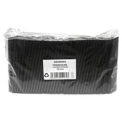 Preview: Trinkhalme Strohhalme PP Mehrweg schwarz bunt 150 240mm Ø7 Ø 8mm