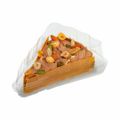 Preview: Torteneck Klappbox APET dreieckig 15 x 11 x 8cm 