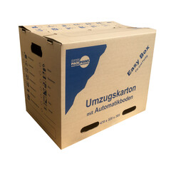 VEPATIM Umzugskarton Transportkarton mit Automatikboden 470 x 320 x 385 mm