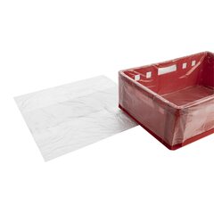 VEPATIM 100 Einlegesäcke Seitenfaltensäcke 600 x 400 x 600mm hoch transparent 10my