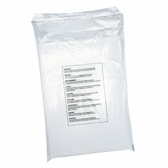 VEPATIM 100 Adhäsionsverschlussbeutel LDPE mit Warntext gelocht 250 x 350mm 30my