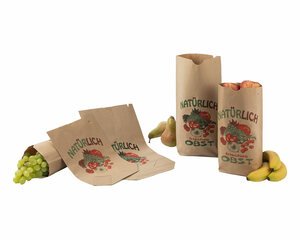 Obstbodenbeutel aus Natronpapier 'Natürlich' 230x370mm 60gr. 2,5 KG 