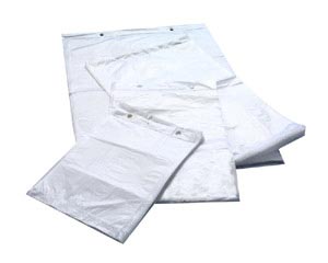 VEPATIM 1000 Folienzuschnitte HDPE geblockt mit 2 Aufhängelöcher 370 x 570 + 30mm 