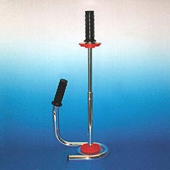 Wickelgerät für Stretchfolie aus CHROM für Folienbreiten 300-500mm sehr stabil