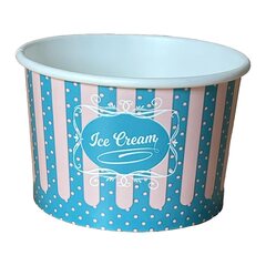 50x Eisbecher aus Papier Patisserie ICE CREAM Motiv 180 ml 6oz