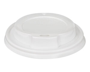 VEPATIM 100 Domdeckel weiß für Pappbecher COFFEE TO GO mit 90mm Ø