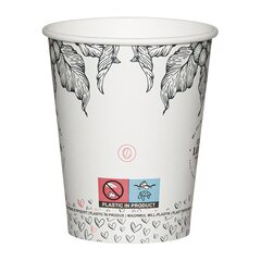 Preview: VEPATIM 50 Kaffeebecher CoffeeToGo Pappbecher Design COFFEE LOVERS 300ml 330ml