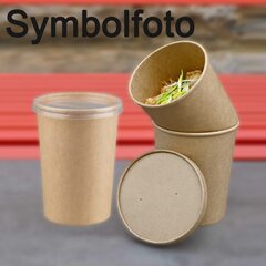 Preview: VEPATIM 100 Deckel für Suppenbecher PP rund Ø11,5 cm transparent