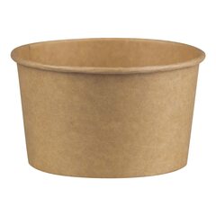 VEPATIM 1000 Suppenbehälter Suppenbecher aus Kraftpapier braun 12oz 350ml