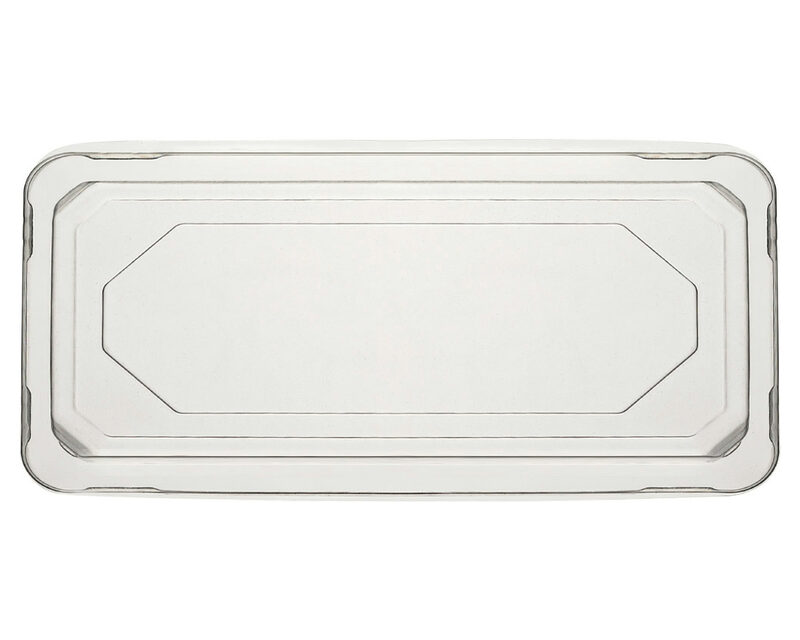 Preview: VEPATIM 50 Sushi Tray aus Zuckerrohr mit klarem PET-Deckel 22,1 x 9,2 x 2,2 cm