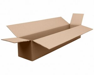 22x Faltkarton Versandhülsen 1200x200x200mm 2-wellig braun