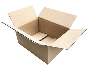 VEPATIM 25 Faltkarton 220x160x(50)-100mm mit variabler Höhe 1-wellig Dickwelle braun