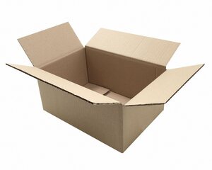 Faltkarton 300x200x135mm 1-wellig Dickwelle braun