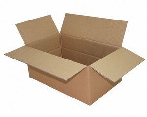 10x Faltkarton  500x300x(100)-210mm (Außenmaß) mit variabler Höhe 2-wellig braun