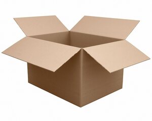 6x Faltkarton  800x600x(300)-500mm (Außenmaß) mit variabler Höhe 2-wellig GLS DPD braun