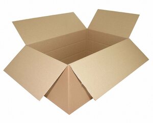 340x Faltkarton  600x400x(100)-300mm (Außenmaß) VARIABLE HÖHE 1-wellig Dickwelle