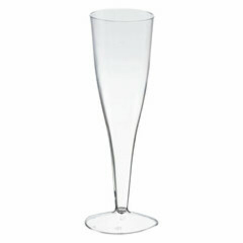 Einweg-Champagnerglas Sektglas 100ml PS 2 tlg. transparent glasklar 