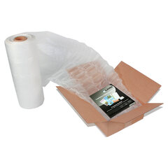 1x Luftkissenfolie für LMG Luftpolstermaschinen 400 x 250 mm eckige Kissen 300m