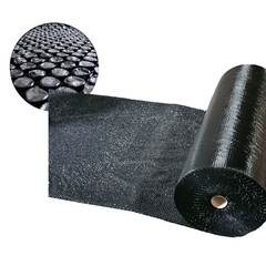 VEPATIM 2 Luftpolsterfolie 120cm x 10m schwarz blickdicht 100my