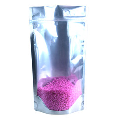 Standbodenbeutel Aluminium matt 130 x 225 x 70mm 500ml 