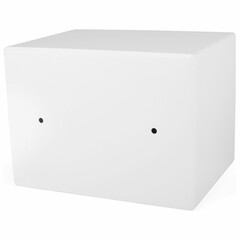 Preview: 1x Tresor Safe 23x17x17cm mit elektronischem Zahlenschloss für Tisch/Wandmontage weiß