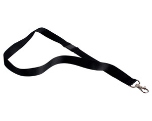 VEPATIM 50 Textilband für Ausweishalter Schlüsselband Lanyard Safety schwarz