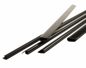 Klemmschienen für 3-25 Blatt schwarz DIN A4 3 mm 