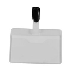 VEPATIM 50 Namensschild PVC mit Clip Befestigung 60x90/42x88mm transparent