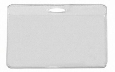 Preview: VEPATIM 50 Kartenhalter Ausweishülle Namensschild 60x90/50x86mm mit Clip + Einleger