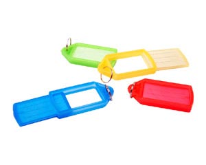 VEPATIM 10 Schlüsselanhänger mit Schlüsselring groß verschiedene Farben