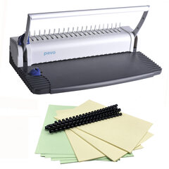 1x PAVO Bindemaschine Bindegerät SMARTMASTER 2 Bindegerät inkl. 75 tlg. Starterset
